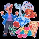 An Old Lady who Swallowed A Rose 8-pc Felt Story An Old Lady who Swallowed A Rose 8-pc Felt Story