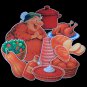 Old Lady Who Swallowed a Pie 12-pc Felt Story