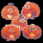 Five Little Turkeys 8-pc Flannel Felt Story