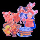 Mrs. Wishy-Washy 10-pc Flannel Board Felt Story