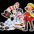 There Was A Cold Lady Who Swallowed Some Snow 11 pc felt set