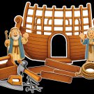Who Built the Ark?/Noah's Ark 53-pc Storytelling Educational Activities Flannel Felt Board Story