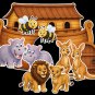 Who Built the Ark?/Noah's Ark 53-pc Storytelling Educational Activities Flannel Felt Board Story
