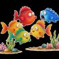 One Fish Two Fish Red Fish Blue Fish 33-pc Flannel Felt Story