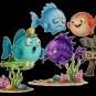 One Fish Two Fish Red Fish Blue Fish 33-pc Flannel Felt Story