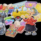 An Old Lady Who Swallowed Some Books 18-pc Felt Story