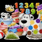 Dog's Colorful Day 32-pc Flannel Felt Story Dog's Colorful Day 32-pc Flannel Felt Story