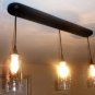 Clear Wine Bottle 3 Pendant Light Billiards Table Kitchen Bar