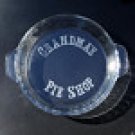Grandma's Pie Shop Custom Pie Plate Personalized with Etching