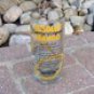 Absout Mango Vodka Upcycled Bottle Vase / Luminary