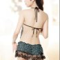 Sexy Lace Bodydoll One-Piece Blue Leopard Pattern Backless Nightdress Dress Lingerie