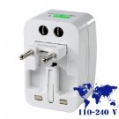 Universal Travel Adapter + Surge Protector for International Use