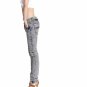 Low-waist Grey Slim Jean