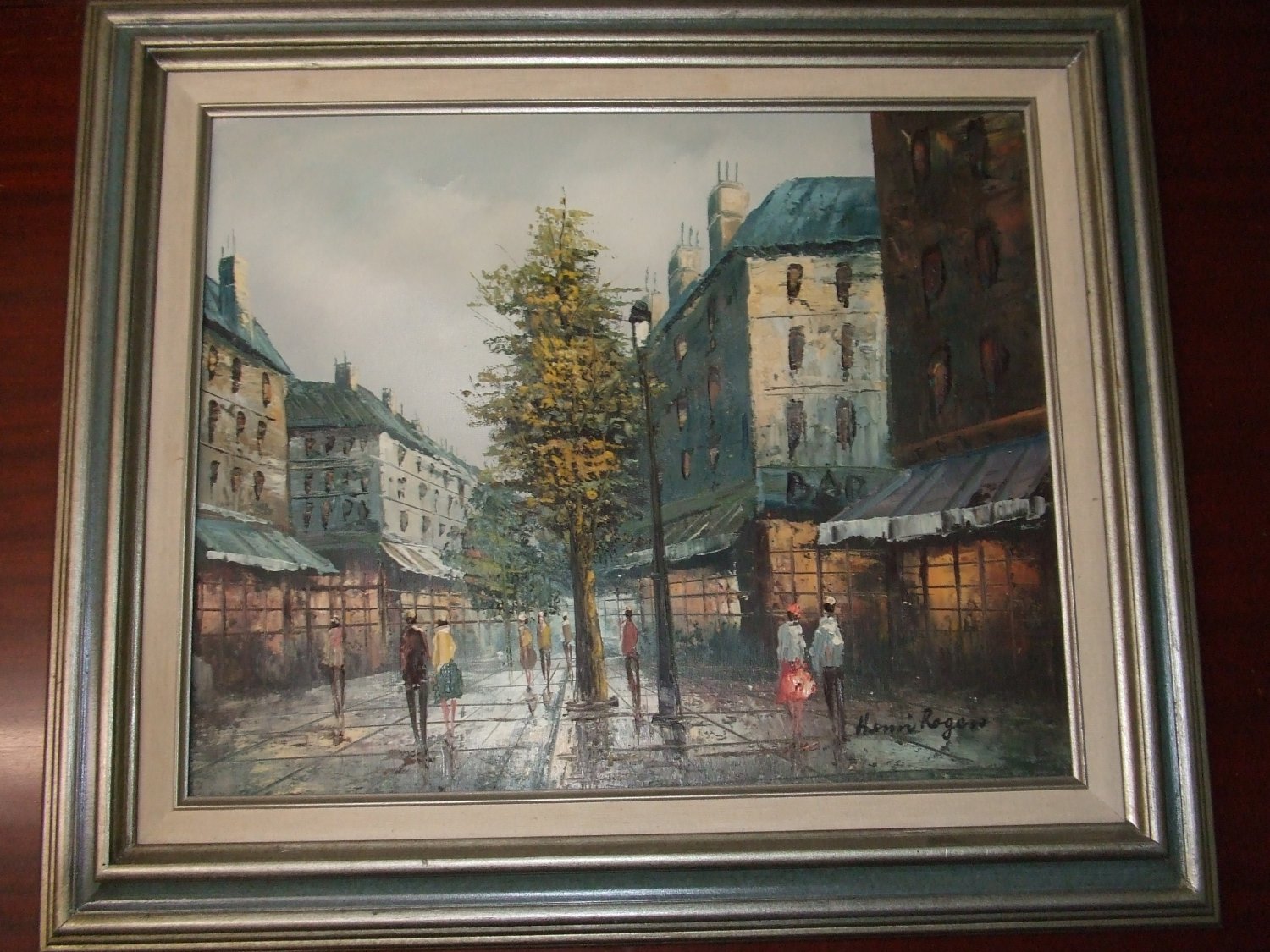 parts of paris Oil Painting  Artist City Paris  montmartre, Street Henri