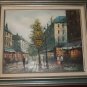 Paris montmartre, City Street Oil Painting - Artist Henri Rogers