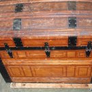 antique trunk chest sale, Ladies Saratoga Trunk, 1875 Original