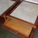 i mperial furniture1940 tables wood marble top,living room table from imperial furniture