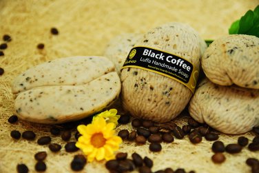 Americano Coffee Natural  Soap with Scrub