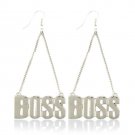 Silver Boss Earrings