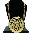 Plexiglass Large Lion Head Necklace
