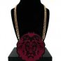 Plexiglass Large Lion Head Necklace