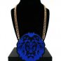 Plexiglass Large Lion Head Necklace