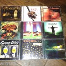 MEGA-MEGA Cd Lot, 9 Different Cd's of Rock and Metal, +A FREE Rare Bonus CD