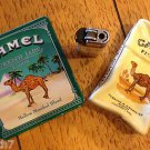 Camel Crushed Ash Tray, Camel Cigarette Tin, Camel Lighter, Excellent Condition