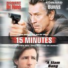 15 Minutes (DVD, 2001)~Very Good w/Free Ship & 1 Day Handling!!