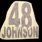 Jimmy Johnson #48 Decal, 5 1/2" X 5 1/2" , Nice Decal