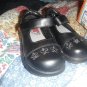 black leather girls dress shoe