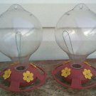 Quantity 2 Humming Bird Feeders Entice a bit of nature into your backyard!