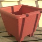 Large Square Flower Pot / Planter QTY 1 - Apox 9" in size Color as pictured
