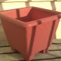 Large Square Flower Pot / Planter QTY 1 - Apox 9" in size Color as pictured