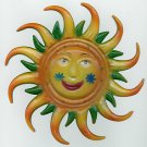 Decorative Sun Wall Accent All Metal Construction Apox 8"