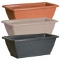 Quantity12 Large Rectangle Flower Pot / Planter 14" Grey
