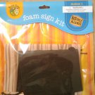 Foam Sign Kit - Includes Foam Sheet and Letters