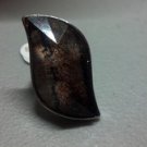 Ladies Glass  Ring With Animal Print