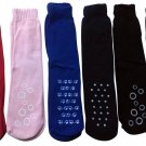 6 Pairs Womens Assorted Color Non Skid Slipper Gripper Bottom Tube Socks NEW C
