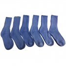 6 Pairs of Women's excell Diabetic Crew Socks, Ringspun Cotton, Neuropathy