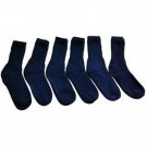 6 Pair Of Women's Diabetic Neuropathy Socks, Navy