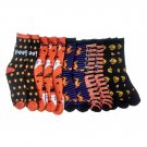 ""12 Pairs excell Women's Halloween Socks Crew Socks, Sock Size 9-11 # HN41""