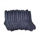 12 Pair Of excell Womens Black Cotton Extra Heavy Slouch Sock [Apparel]