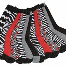 12 Pair Of Sockbin Women's Leopard and Polka Dot Printed Crew Socks