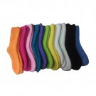 12 Pairs of excell Women's Solid Colored Fuzzy Socks, #465