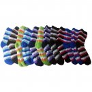 12 Pairs of Women's Striped Fuzzy Socks, Sock Size 9-11 [Apparel]