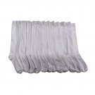 ""12 Pairs Of excell Women's Knee High Socks, White, Sock Size 9-11 [Apparel]"