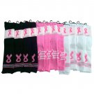 12 Pair Ladies NBC Breast Cancer Awareness Knee High Socks