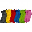 ""12 Pairs Of Sockbin Womens Quarter Length Neon Color Ankle Socks, # 71579""