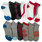 12 Pairs Of excell Womens Sports Ankle Socks #270-9-11